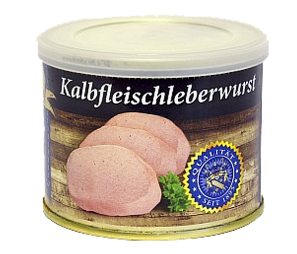 Kalbfleischleberwurst Dose 190g
